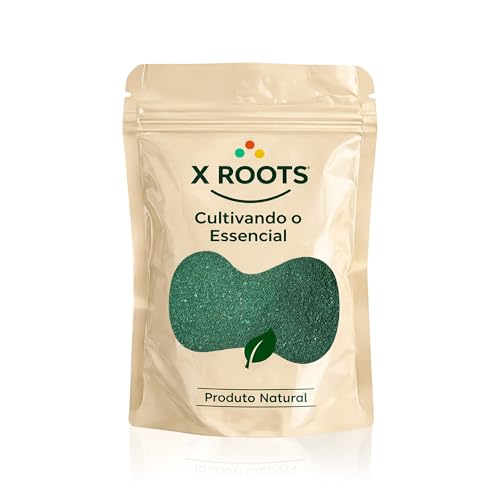 Espirulina em Pó X Roots 500g – Spirulina Verde Pura e Natural – Fonte de Proteína Vegetal e Minerais – Embalagem Abre e Fecha