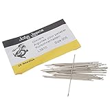 JOHN JAMES: This European brand is recognized by needle crafters around the globe and is renowned for quality and reliability. QUALITY: Made of steel, the #5 needle measures 40mm in length and 0.76mm in diameter. They come in a pack of 25. TRIANGULAR...