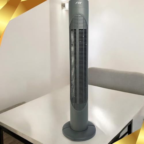 Ventilador de Torre portátil 3 Níveis de Velocidade, 127V, silencioso,55W,60Hz,Velocidades: 3 ajustá