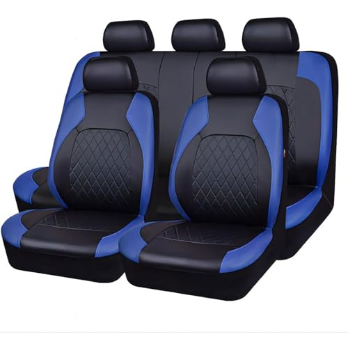 Housses de siège en cuir bleu pour Audi A6 C7 Avant l'élégance sur mesure