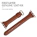 SWEES Slim Leather Band Compatible for Apple Watch 38mm 40mm 41mm 42mm Series 10, Slim Thin Elegant Top Grain Genuine Leather Strap Compatible for iWatch Series 10 9 8 7 6 5 4 3 2 1 SE Women