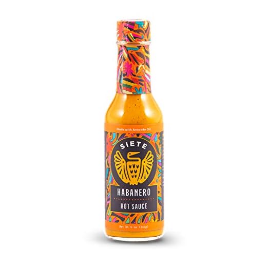 Siete Habanero Hot Sauce, 1-Pack, 5 oz Bottles - Whole30 Approved & Vegan Friendly - Fiery Taquería Sauce with Flax, Chia & ACV