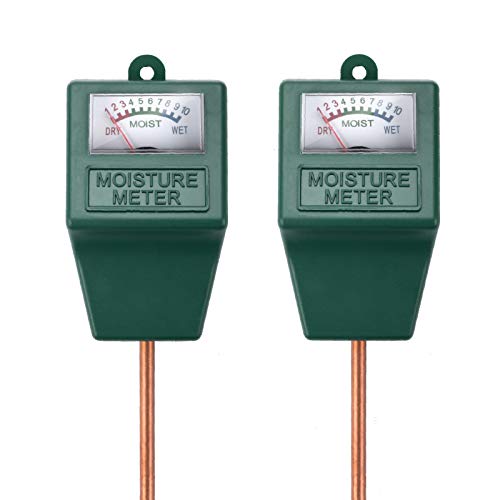 MCOMCE Plant Moisture Meter, Moisture Meter for Lawn Plants, Moisture Meter for Plants Indoor and Outdoor, Potted Plants, Succulent, Garden, with Soil Moisture Meter, Plant Water Meter (No Batteries)