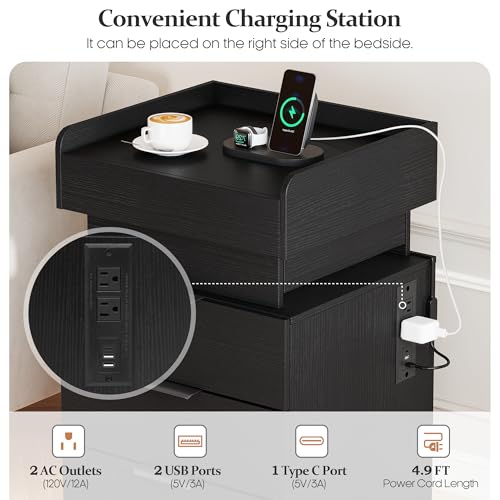 20% Off Turosur LED Nightstand with Hidden Gun Drawer - Image 6