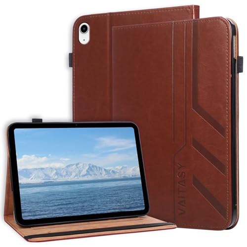 Étui pour iPad 11 pouces 2025 et iPad 10e génération en cuir synthétique antichoc