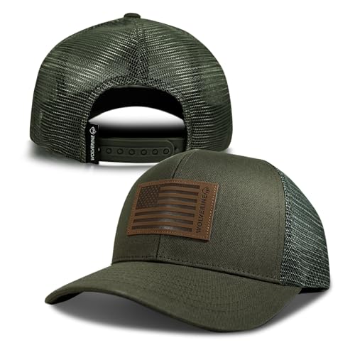 Image of Wolverine Trucker Hat | Mesh Back | Snapback | Adjustable | Rugged | Durable | Workwear