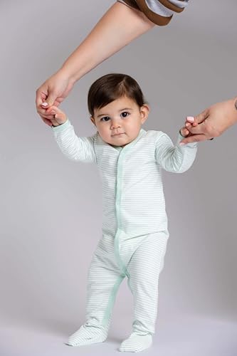 Image of monica + andy On the Go Baby One Piece, 100% Organic Baby Clothes for Girls & Boys, Sizes For Preemie, Newborn, & Infant