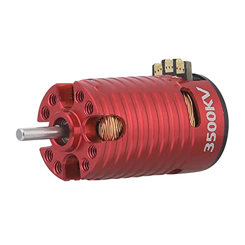 RC Auto B&uuml;rstenlos Motor, 3500KV 2Poles Brushless Motor f&uuml;r 1/24 1/28 RC Modellauto Zubeh&ouml;rteile