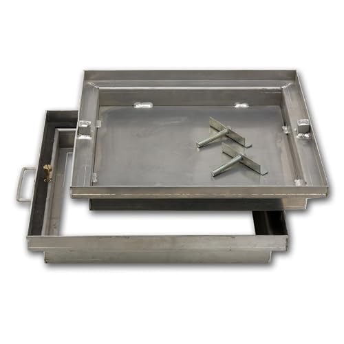 Couvercle à carreler en aluminium - Eco - 29 x 29 cm