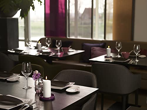 Bolsius 10 White Pillar Candles - 2.25 X 4.75 Inches - Premium European Quality - Individually Wrapped - 33 Hours Burn Time - Dripless Smokeless Unscented Dinner, Wedding, Party, & Restaurant Candles #TOP5