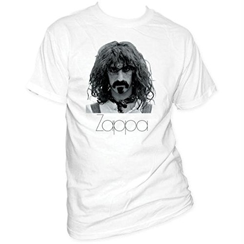 Frank Zappa - Mens Portrait T-Shirt - Medium White