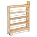 Rev-A-Shelf - 448-BCSC-5C - 5 in. Pull-Out Wood Base Cabinet Organizer with Soft-Close Slides