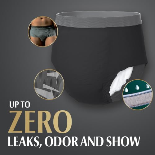 Image of Depend Real Fit Incontinence Underwear for Men, L /XL, 68 Count