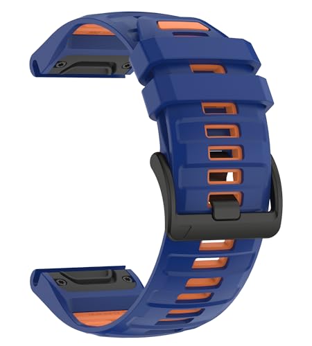 OUTVI Fenix 5/Fenix 6/Fenix 7 �o���h 22mm �V���R�� ? Quickfit 22 �E�H�b�`�o���h Garmin Fenix 8 47mm/Fenix 5 Plus/Fenix 6 Pro/Fenix 7 Pro �T�t�@�C�A
