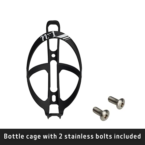 N+1 Ultralight Carbon Fiber Nylon Bike Water Bottle Cage Holder- Lightweight 0.6Oz. Bicycle Bottle Holder For Road Bikes, Mtb, Mountain Cycling #TOP2