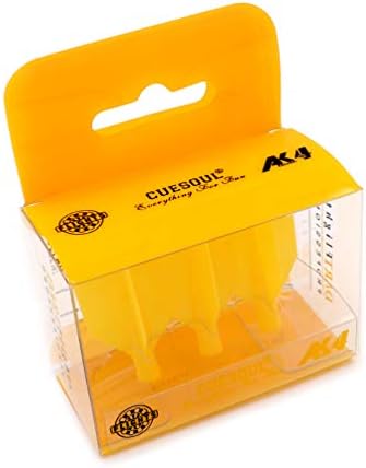 Black Scorpion CUESOUL TERO AK4 Dart Flights Slim with 7 Colors,Set of 3 pcs (Yellow)