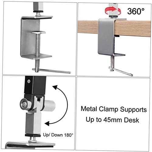 Lampe de table pliante à bras pivotant et LED oeil lecture sans fatigue