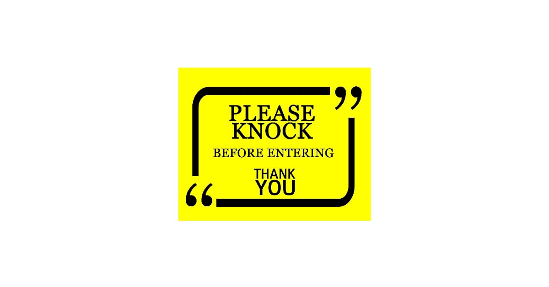 Amazon.com : Please Knock Before Entering Sign Sticker 5x4 Inch Self Adhesive Labels For Your Home, Office,Business, School,10 Pcs Per Pack : Office Products amazon-com-please-knock-before-entering-sign-sticker-5x4-inch-self-adhesive-labels-for-your-home-office-business-school-10-pcs-per-pack-office-products
