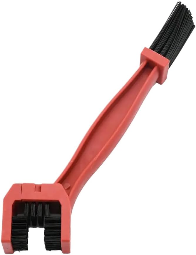 Motorcycle Bike Chain Cleaner Brush Plastic Scrubber Tool Compatible with Cycling Maintenance Compatible With Most Bikes Outdoor Use(Black)