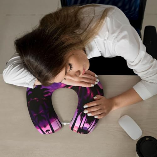 Almohada de viaje poliéster tamaño único con soporte cuello miniatura 7