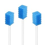 Wellgler's Oral Care Swabs Disposable- Blue 100 Counts