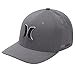 Hurley MHA0007200 Mens Dri-Fit Heather Fitted Hat, Cool Grey - S-M