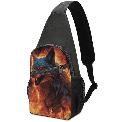 Mochila tipo bandolera ligera para senderismo y viajes miniatura 1
