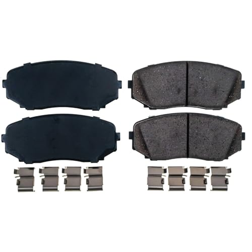 Image of PowerStop Front Brake Pads for Mazda CX-5 2021-25 | Mazda CX-9 2021-23 - Z17 Ceramic Brake Pads with Installation Hardware, 17-1258N