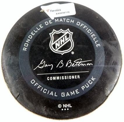 2020 Arizona Coyotes vs. San Jose Sharks Game Used Puck 1-14-20 AA0046116 - NHL Unsigned Game Used Pucks