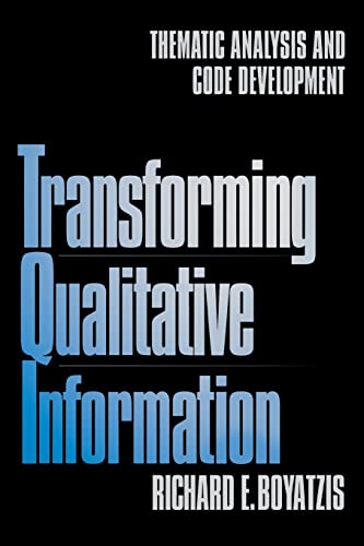 Transforming Qualitative Information: Thematic Analysis and Code Development view 2