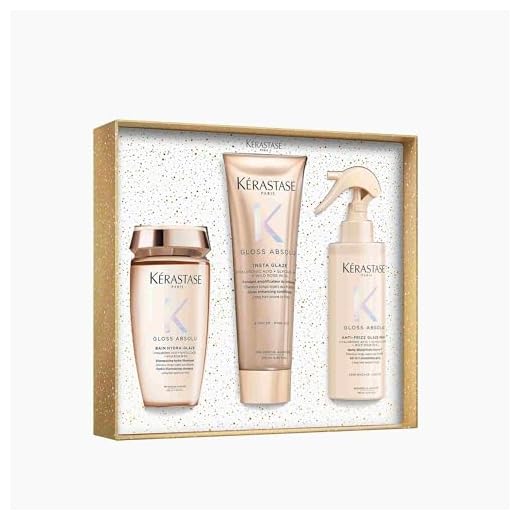 Kérastase Gloss Absolu Trío Cofre de Regalo para Cabello Largo con Frizz. Edición Limitada.