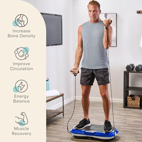 LifePro Waver Vibration Plate Exercise Machine for Full Body Workout, 99 Speed Levels, Resistance Bands, Remote, Home Fitness and Weight Loss Platform - Image 4
