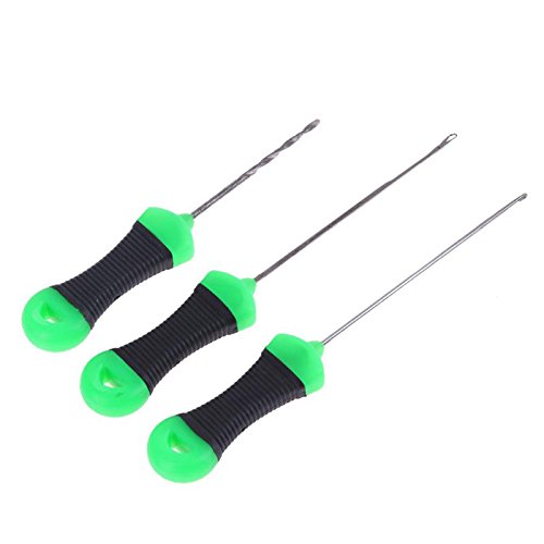 TOOGOO 3piezas ki de Herramienta de Aparejo de Cebo de Pesca al Aire Libre aplicable a terminales de la Plataforma aplicable a Aparejo Que Hace los Accesorios de la Pesca de la Carpa