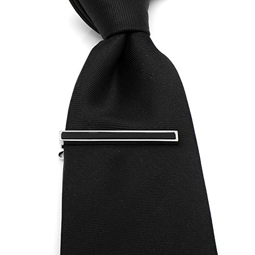 Ox and Bull Trading Co. Onyx Inlaid Tie Clip3