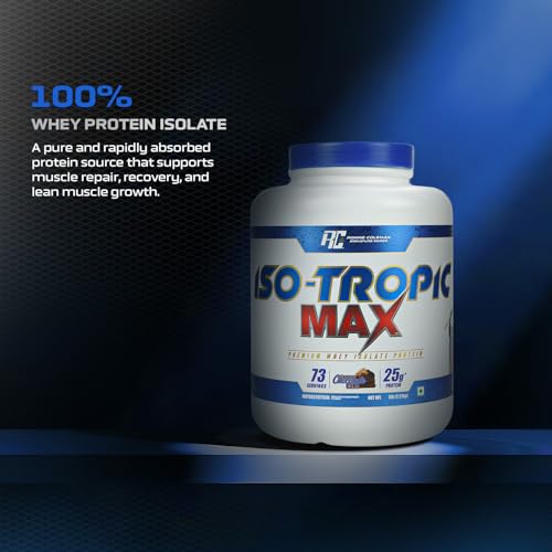 Image of Ronnie Coleman Signature Series Iso-Tropic Max, German Chocolate Cake (73 Servings, 2.27kg / 5lbs) | Premium Whey Isolate Protein Powder