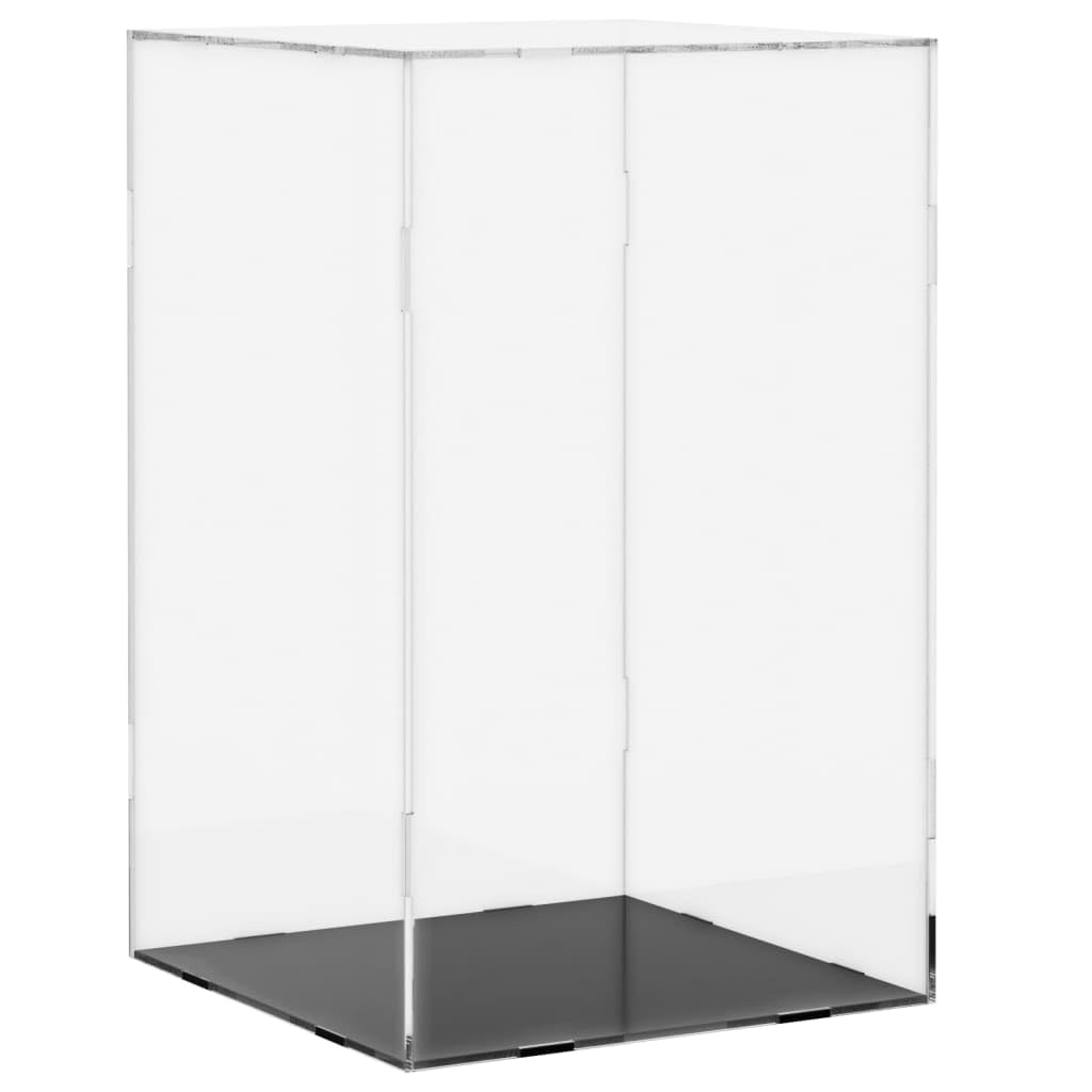 Witryna akrylowa 14 x 14 x 22 cm, przezroczyste pudełko na przedmioty kolekcjonerskie, pudełko chroniące przed kurzem do modeli i pamiątek
