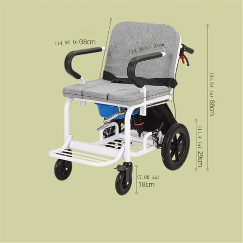 Rollator für Wohnung Multifunktionales Pflegebett, Rollstuhl, Heimmobil, Hebebett for gelähmte Patienten Wohnungsrollator – Bild 4