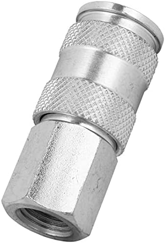 Milton 764ST 1/4" FNPT High Flow (V-Style) Quick-Connect Steel Coupler -Box of 10