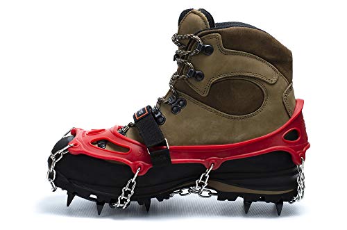 Hillsound Trail Crampon Traction Device, Red, Medium