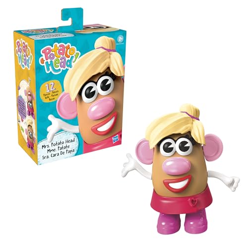 Mr. Potato Head Mrs. Potato Head Set with 12 Parts and Pieces, Toddler and Preschool Toys for 2 Year Old Boys and Girls and Up