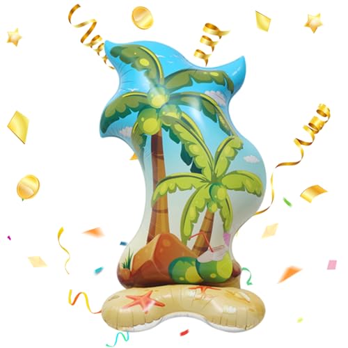 Globos de palma - Papel de aluminio Palmera Inflable,Lindos trópicos Hawaianos Temas Foto Accesorios Para Niños Adultos Baby Shower