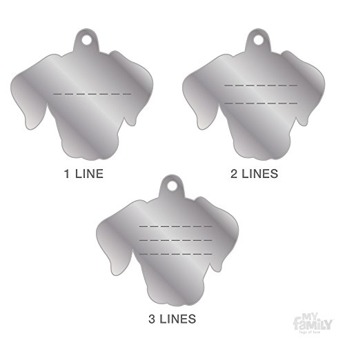 MyFamily Medaglietta per Cane Made in Italy