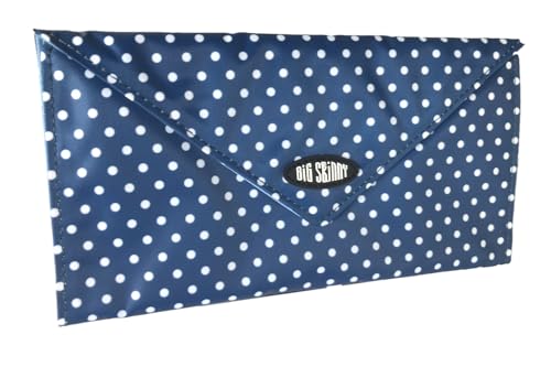 Big Skinny Slimvelope TriFold Clutch Wallet, Holds Up to 40 Cards, Dotty