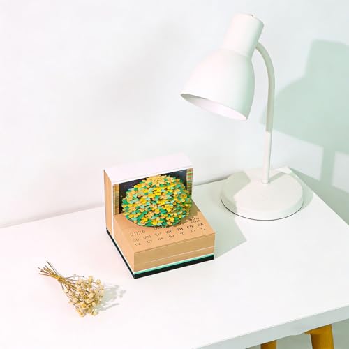 Sculpture papier 3D cadeau de bureau original avec planificateur - 6