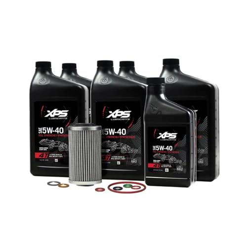 Can-Am New OEM Spyder Oil Change Kit 5W40 for Rotax 1330, 9779249, 9779484