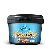 Bodylab24 Geschmackspulver Flavor Flash 200g Franzbrötchen, kalorienarmes Flavour Powder für Quark und Joghurt, Aromapulver zum Süßen und Verfeinern von Lebensmitteln, reich an Ballaststoffen