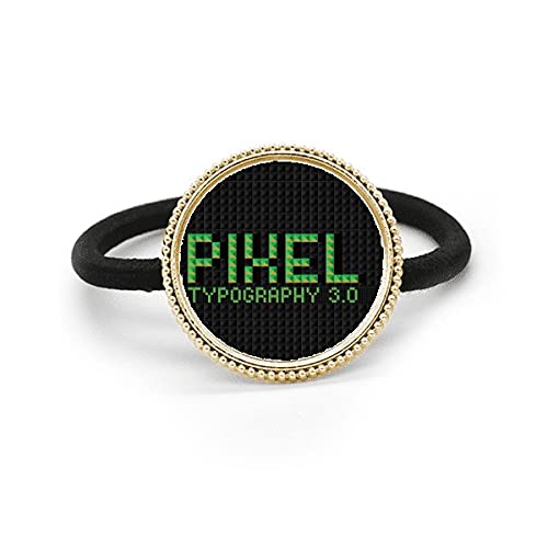 Tocado pixel metal plata Pihel Typography 3.0 evita tirones y rotura del cabello