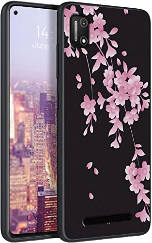 Image of for Cloud Mobile Stratus C7 Phone Case,Soft TPU Ultra-Thin Case for Women,Flexible Anti Scratch Protective Shockproof Cover, Cherry Blossoms