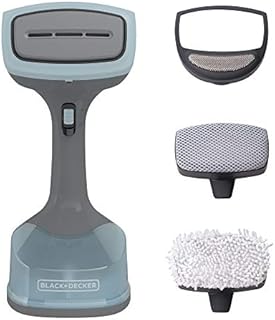 Black & Decker HGS200C Advanced Handheld Fabric Steamer, with 3 Steaming Attachments,