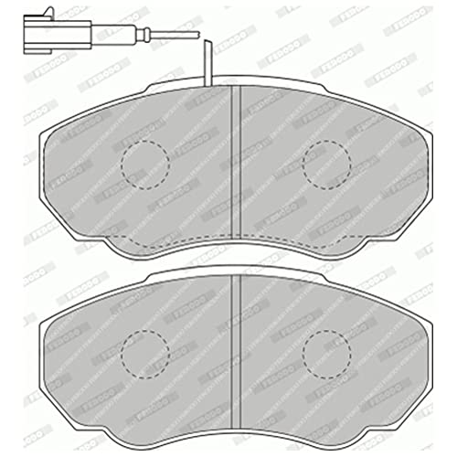 Plaquettes de freins avant FERODO FVR1478 avec témoins pour FIAT Ducato III